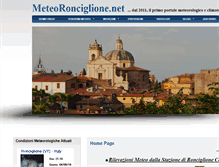 Tablet Screenshot of meteoronciglione.net